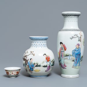 Une collection variée en porcelaine de Chine, Qing et République, 19/20ème — photo 4