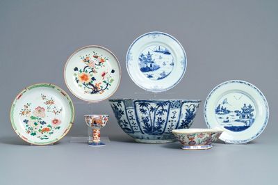 Une collection variée en porcelaine de Chine, Wanli et après