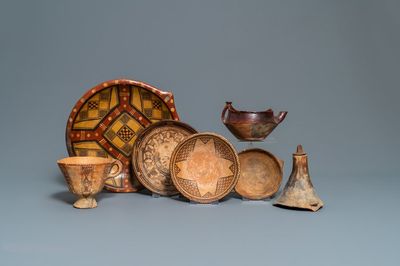 Une collection variée en terre cuite et polychromie, Amérique du Sud