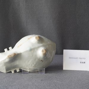 Une coupe en forme de luth en porcelaine de Chine en bleu et blanc de type ko-sometsuke pour le marché japonais, époque Transition — photo 10