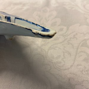 Une coupe en forme d'éventail en porcelaine de Chine en bleu et blanc de type ko-sometsuke pour le marché japonais, Tianqi/Chongzhen — photo 11