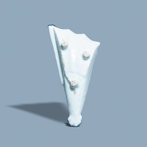 Une coupe en forme d'éventail en porcelaine de Chine en bleu et blanc de type ko-sometsuke pour le marché japonais, Tianqi/Chongzhen — photo 3