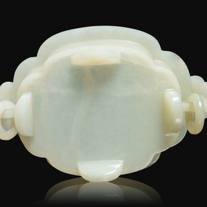 Une coupe en jade blanche sur socle en bois, Chine, Kangxi — photo 8