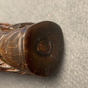 Une coupe libatoire en corne de buffle sculptée, Jiaqing — photo 17