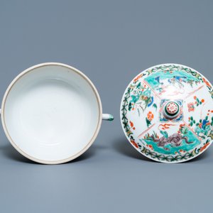 Une écuelle couverte en porcelaine de Chine famille verte, Kangxi — photo 6
