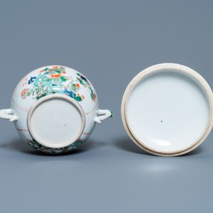 Une écuelle couverte en porcelaine de Chine famille verte, Kangxi — photo 7