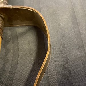 Une épée en argent, bois tie li mu et os, Chine, 19ème — photo 12