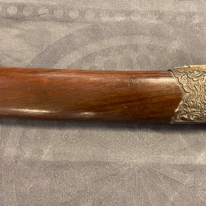 Une épée en argent, bois tie li mu et os, Chine, 19ème — photo 21