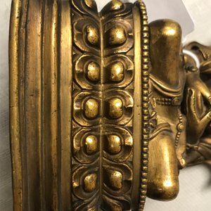 Une figure d'Amitayus en bronze doré, Chine, 17/18ème — photo 8