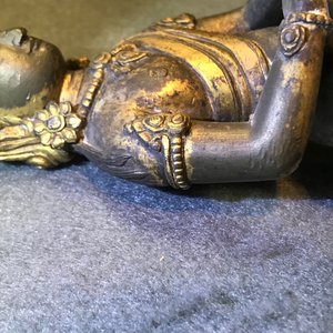 Une figure d'Amitayus en bronze doré, Sino-Tibet, Qianlong — photo 13