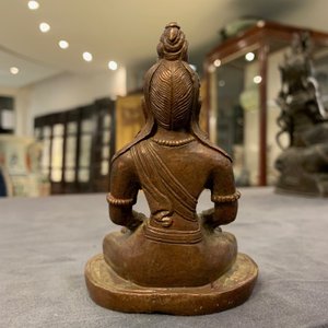 Une figure de Bouddha Amithayus en bronze, 17/18ème — photo 16