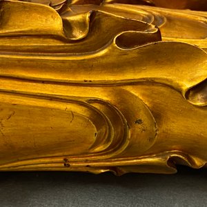 Une figure de Bouddha en bois laqué et doré, Chine, 18/19ème — photo 20