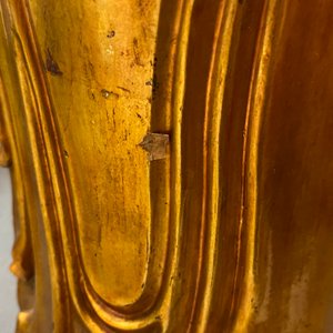 Une figure de Bouddha en bois laqué et doré, Chine, 18/19ème — photo 35