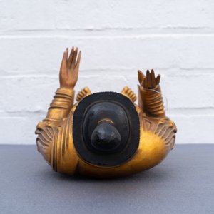 Une figure de Bouddha en bois laqué et doré, Chine, 18/19ème — photo 42