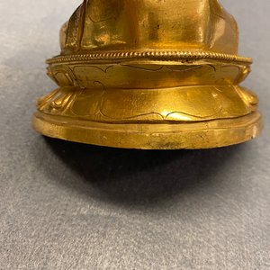 Une figure de Bouddha en bronze doré, Chine, Kangxi — photo 15