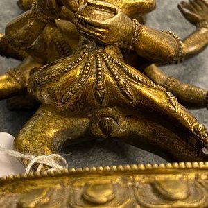 Une figure de Hayagriva en bronze doré, Sino-Tibet, 18/19ème — photo 14