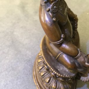 Une figure de Jambhala en bronze, Sino-Tibet, 17/18ème — photo 13