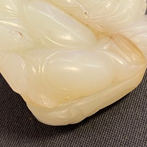 Une figure de Li Taipo en jade blanc, Chine, Kangxi/Yongzheng — photo 21