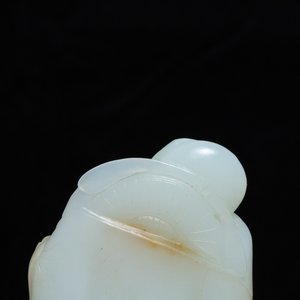 Une figure de Li Taipo en jade blanc, Chine, Kangxi/Yongzheng — photo 10