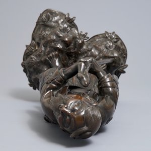 Une figure de Li Tieguai en bronze, Chine, 18/19ème — photo 6