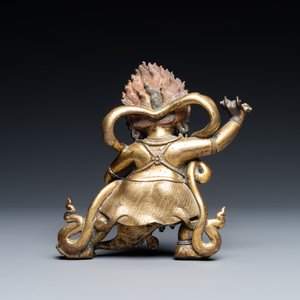 Une figure de Mahakala en bronze, Chine, 18ème — photo 2