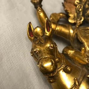Une figure de Palden Lhamo en bronze doré, Tibet, 17ème — photo 14