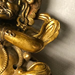Une figure de Palden Lhamo en bronze doré, Tibet, 17ème — photo 19