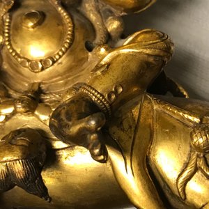 Une figure de Palden Lhamo en bronze doré, Tibet, 17ème — photo 20