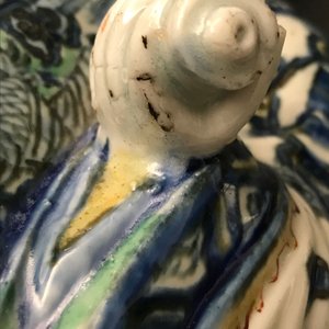 Une figure de Shoulao assis sur un cerf en porcelaine de Chine wucai, Wanli — photo 16