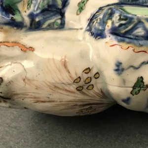 Une figure de Shoulao assis sur un cerf en porcelaine de Chine wucai, Wanli — photo 22