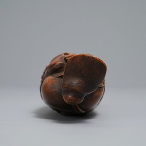 Une figure de Shoulao en bambou sculpté, Chine, Qianlong/Jiaqing — photo 7