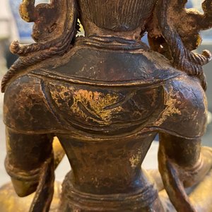 Une figure de Tara Blanche en bronze doré, Népal, 16ème — photo 26