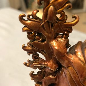 Une figure de Tsongkhapa en bois doré et laqué, Chine, 18ème — photo 13