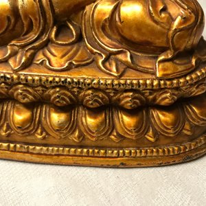 Une figure de Tsongkhapa en bois doré et laqué, Chine, 18ème — photo 16