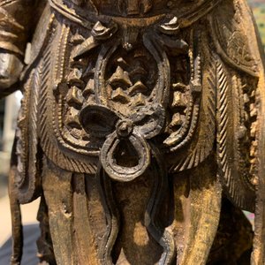 Une figure de Weituo en bronze laqué et doré, Chine, Ming — photo 21