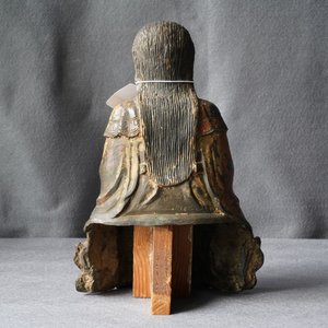 Une figure de Zhenwu en bronze doré et laqué, Chine, Ming — photo 9