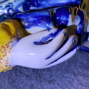 Une figure d'un acteur à tête ammovible en faïence polychrome de Delft, 1er quart du 18ème — photo 16