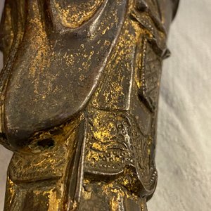 Une figure d'un dignitaire en bronze, Chine, Ming — photo 12