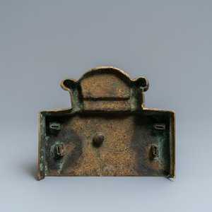 Une figure d'un gardien de temple en bronze doré, Népal, 19ème — photo 7