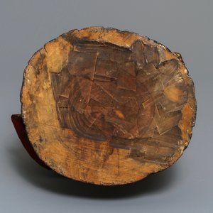 Une figure d'un gardien en bois sculpté et doré, Chine, 17/18ème — photo 7