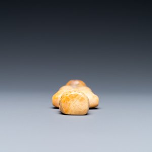 Une figure d'un homme en os sculpté, Empire byzantin ou romain d'Orient, 6/10ème — photo 6