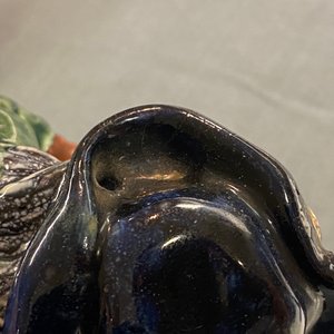 Une figure d'un joueur de cornemuse en faïence de Delft polychrome, 18ème — photo 12