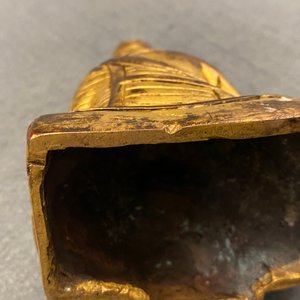 Une figure d'un Lama en bronze doré, Sino-Tibet, 19ème — photo 8