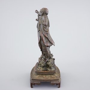 Une figure d'un sage en bronze, Japon, époque Meiji, 19ème — photo 3