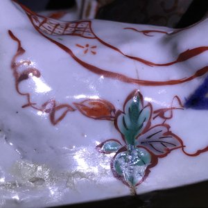 Une figure d'une Bijin avec bougeoir en porcelaine Imari de Japon, Edo, 17/18ème — photo 20