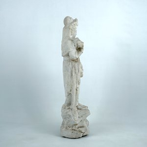 Une figure d'une immortelle féminine en marbre blanc, Chine — photo 4