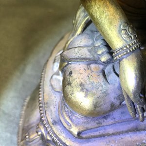 Une figure d'une Tara Blanche en bronze doré, Sino-Tibet, Ming — photo 21