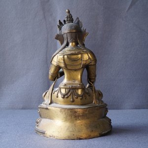 Une figure d'une Tara Blanche en bronze doré, Sino-Tibet, Ming — photo 32
