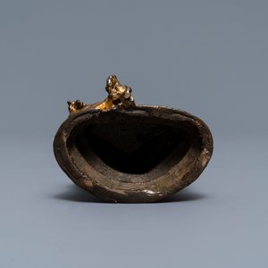 Une figure d'une Tara Verte en bronze doré, Sino-Tibet, 17/18ème — photo 6