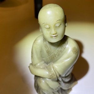 Une figure en pierre à savon dite 'de Shoushan', Chine, 18/19ème — photo 16